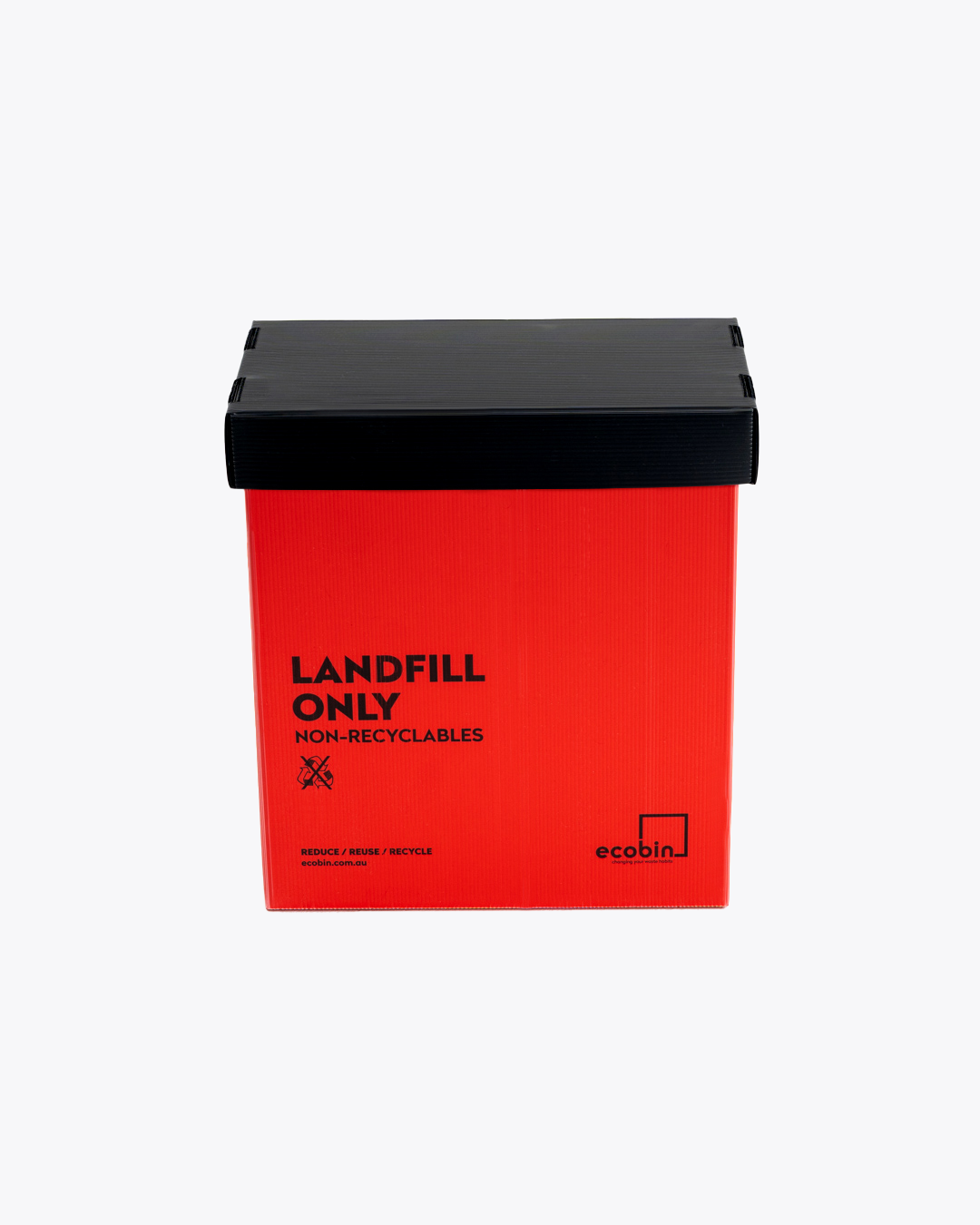 Landfill Bin 25L Red