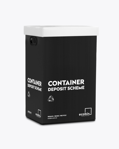 Container Deposit Scheme Bin 60L Black