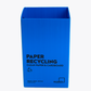 Paper & Cardboard Recycling Bin | 60L Blue Ecobin