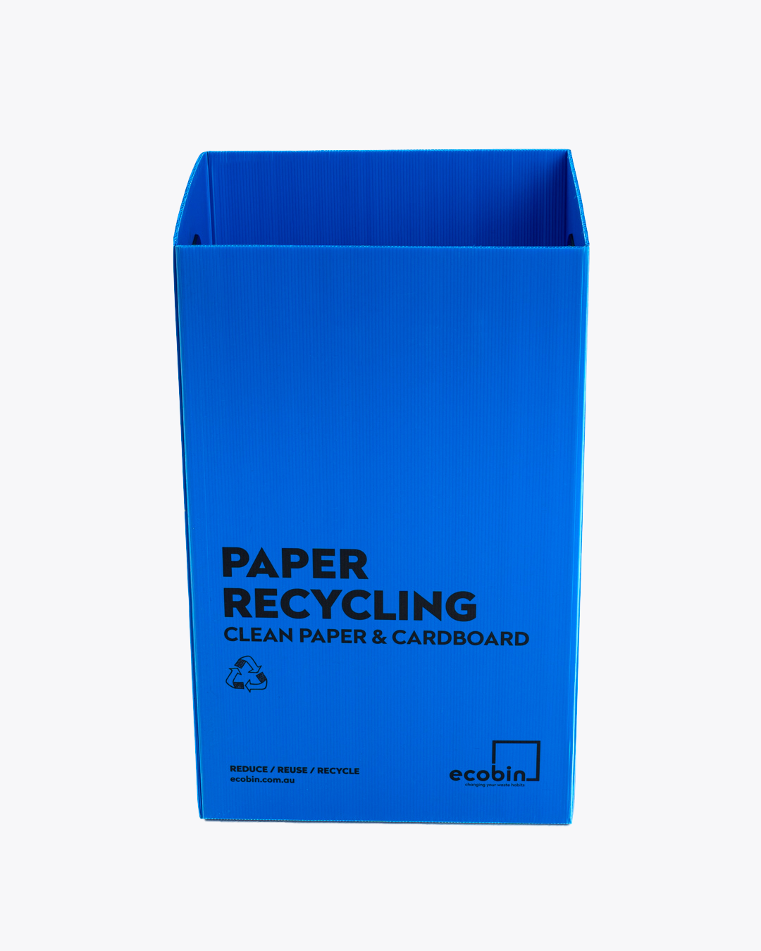 Paper & Cardboard Recycling Bin | 60L Blue Ecobin