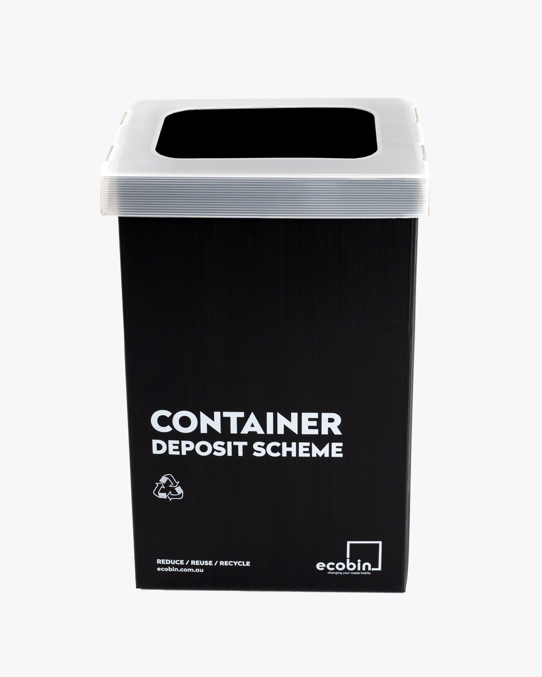 Container Deposit Scheme Bin 60L Black