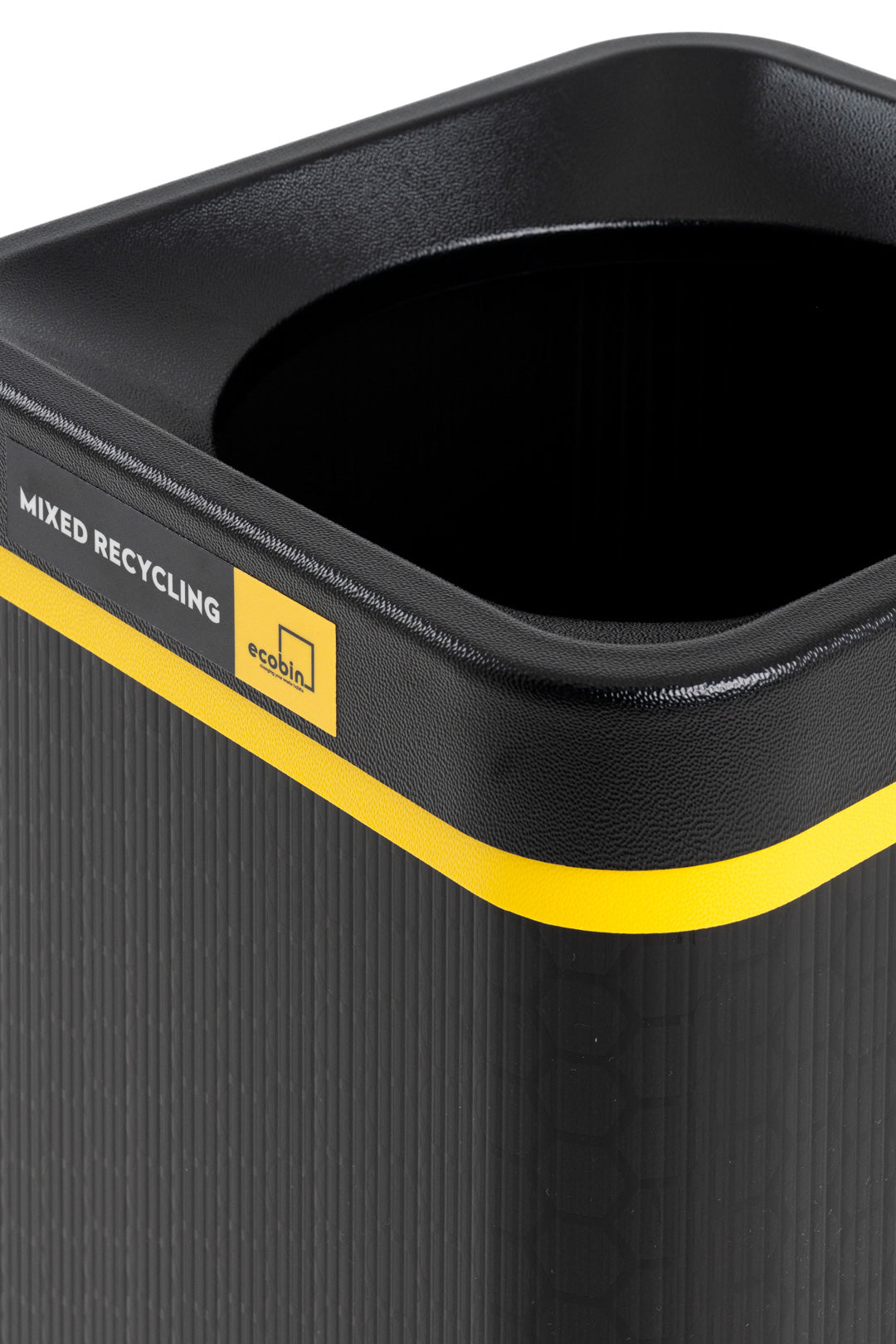 Mixed Recycling Yellow 60L Bin | Flip Range