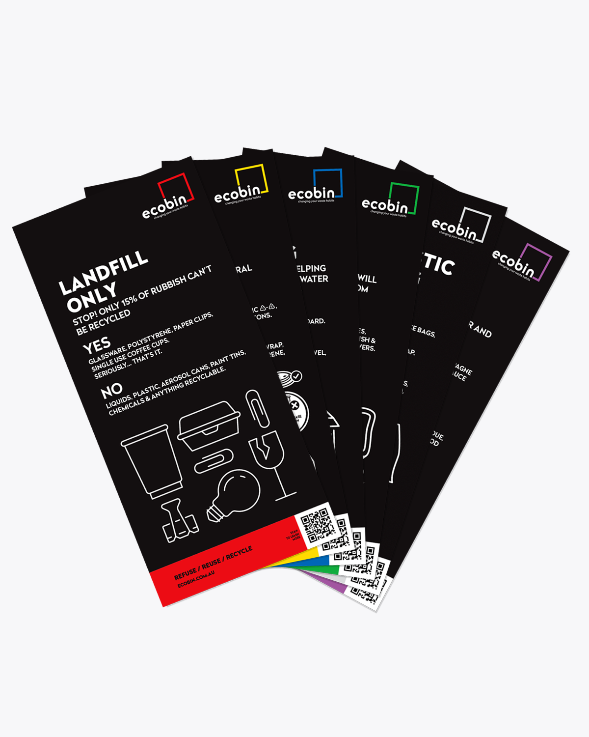 Set of 6 Educational Posters | Image Design