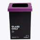 Glass Recycling 60L Bin | Black Range