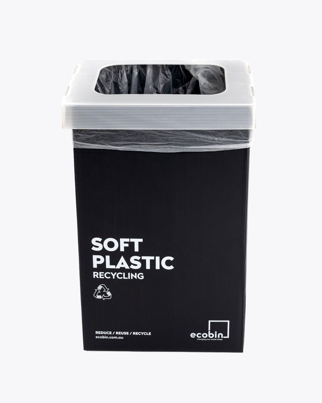 Soft Plastic Recycling Bin 60L | Black Range