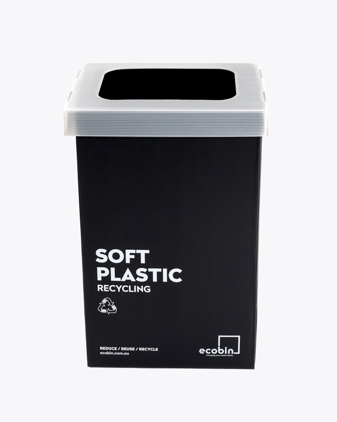 Soft Plastic Recycling Bin 60L | Black Range