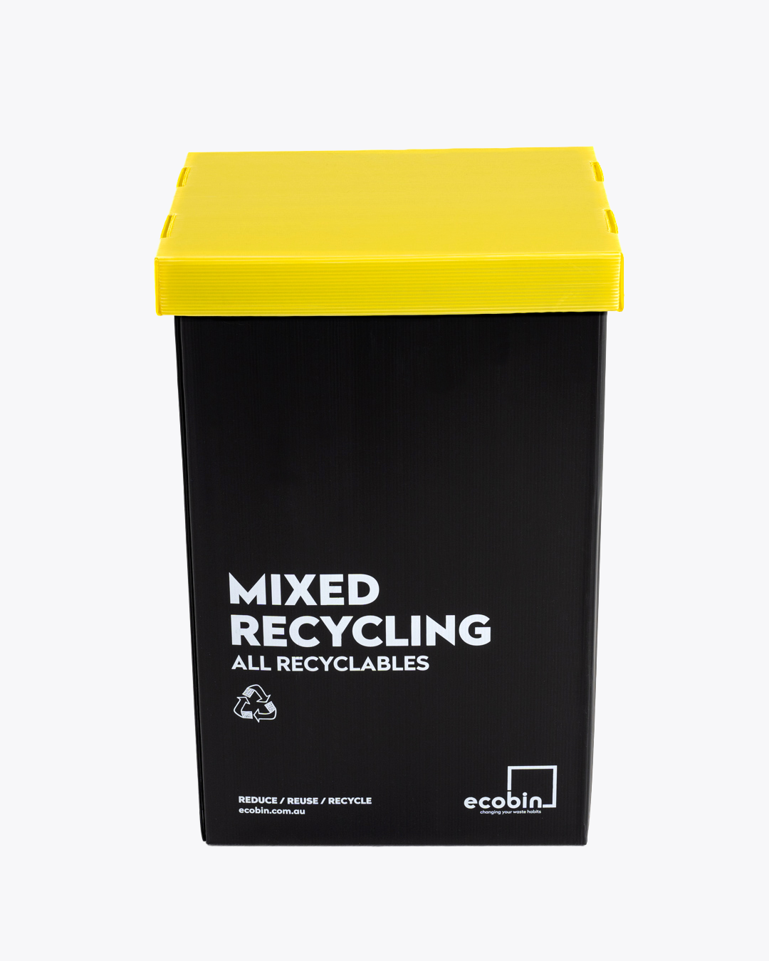 Mixed Recycling 60L Bin | Black Range